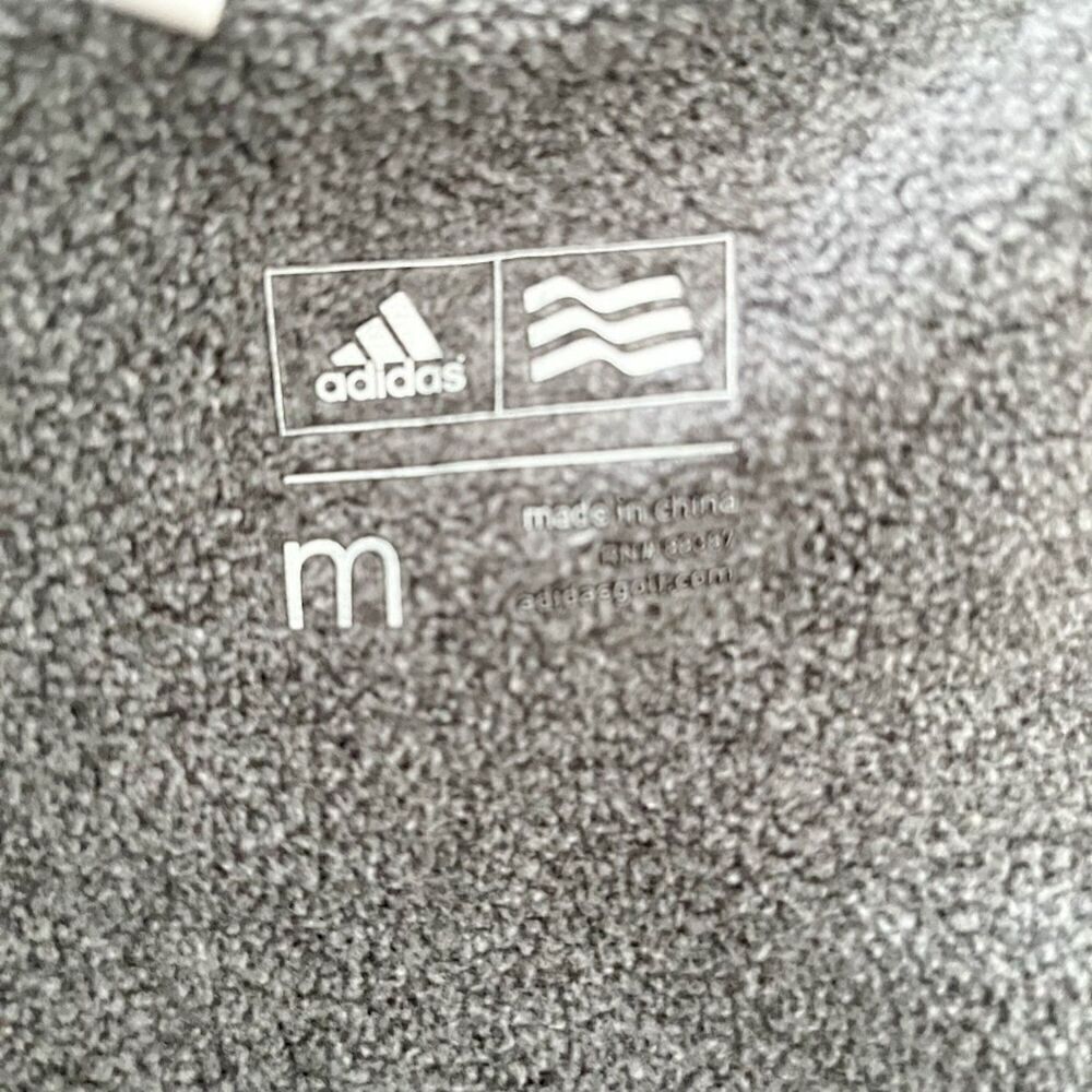 Adidas 1/2 Zip Long Sleeve Fitted Pullover Sweatshirt Jacket - Picture 13 of 14